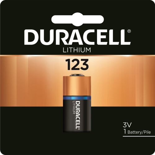 Duracell CR123 3V Lithium Battery 1-Pack